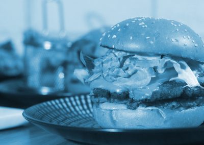 Burger blue